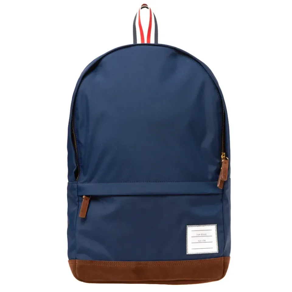 Nylon & Suede Backpack