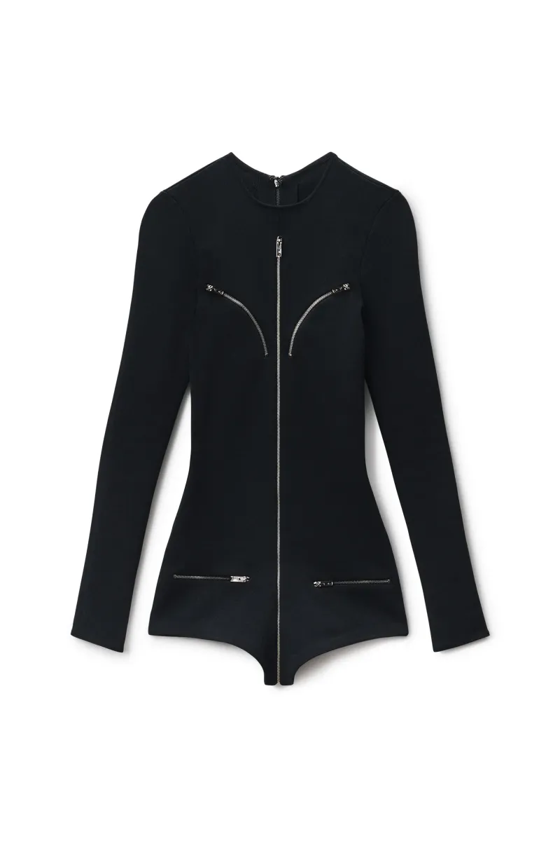 Zip Detail Bodysuit