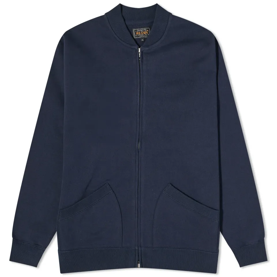 Zip Sweat Bomber Jacket