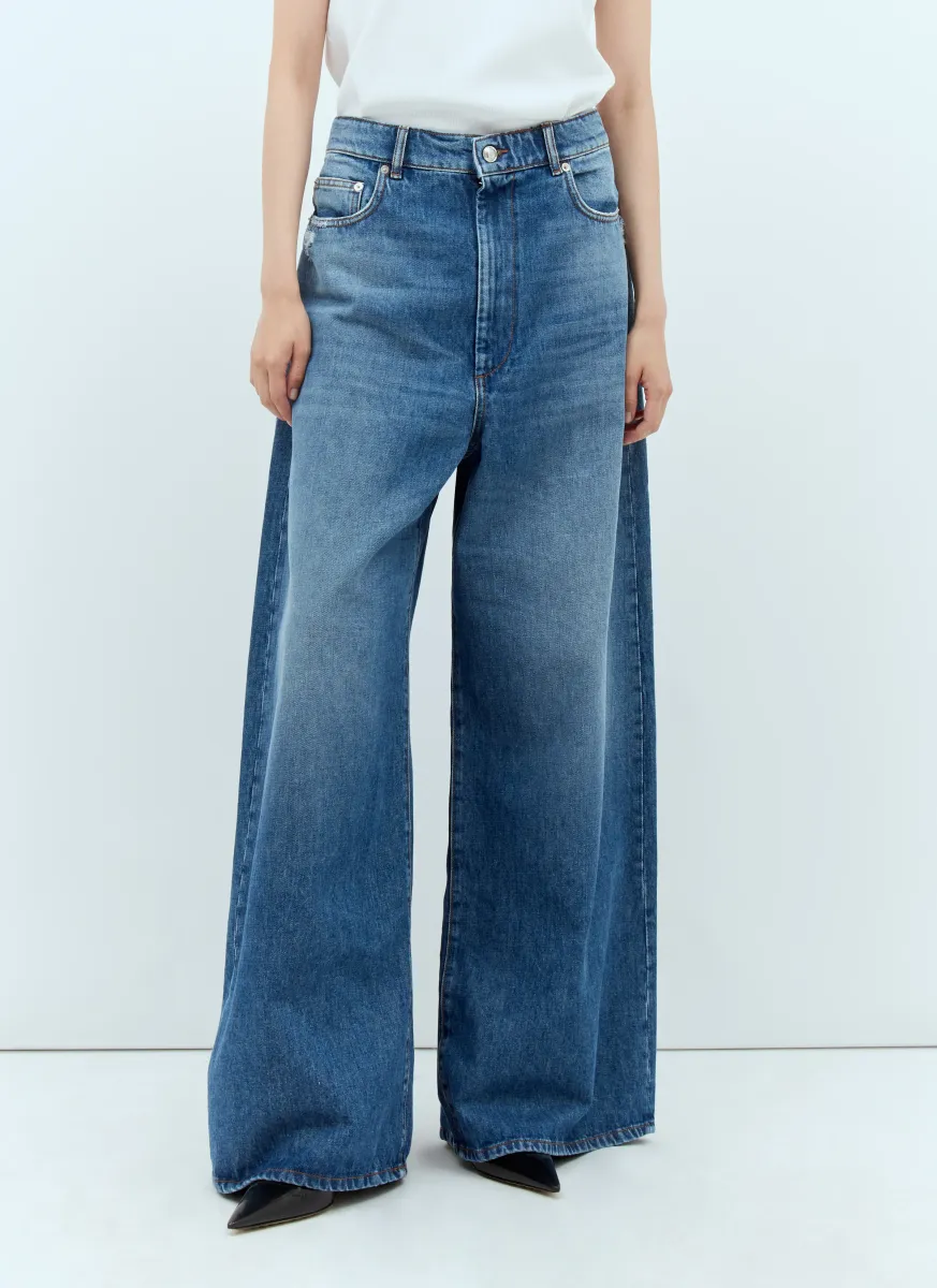 Oversized Low-Rise Jeans