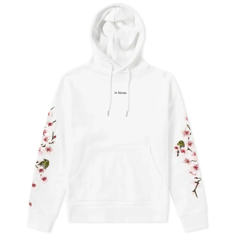 Black By Vanquish Sakura Embroidery Sleeve Hoody