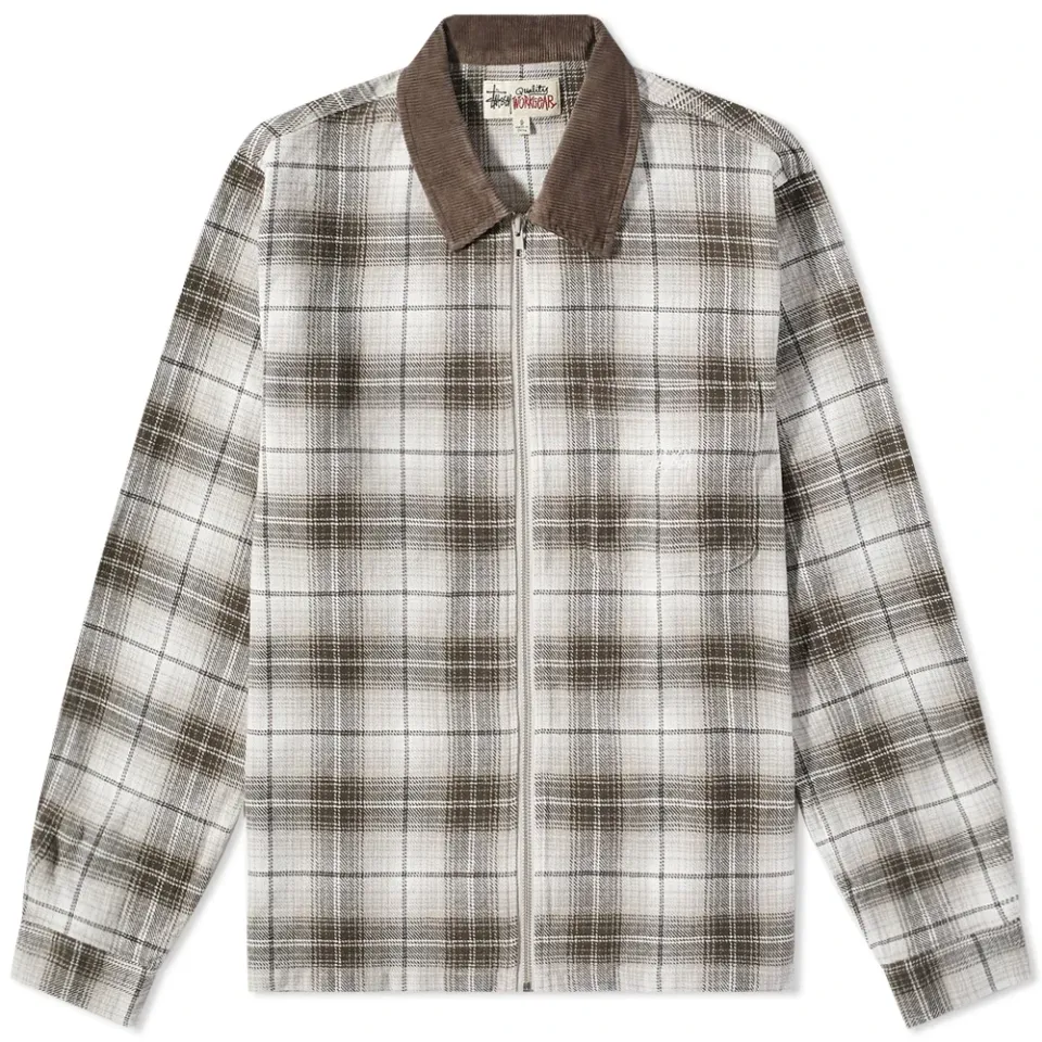 Frank Plaid Zip Shirt