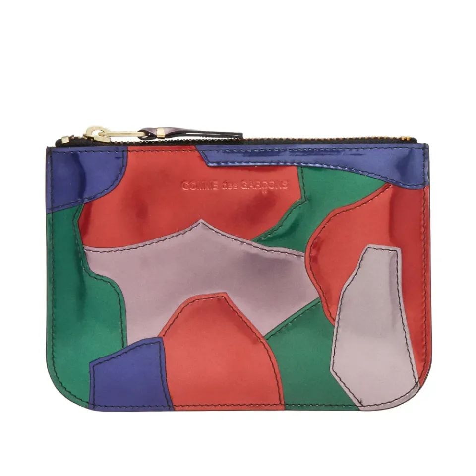 Comme des Garcons SA8100PM Patchwork Metal Wallet