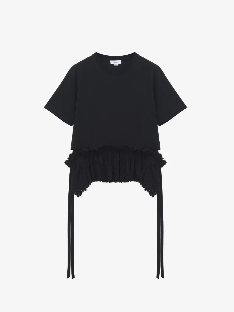 Lace Peplum T-shirt