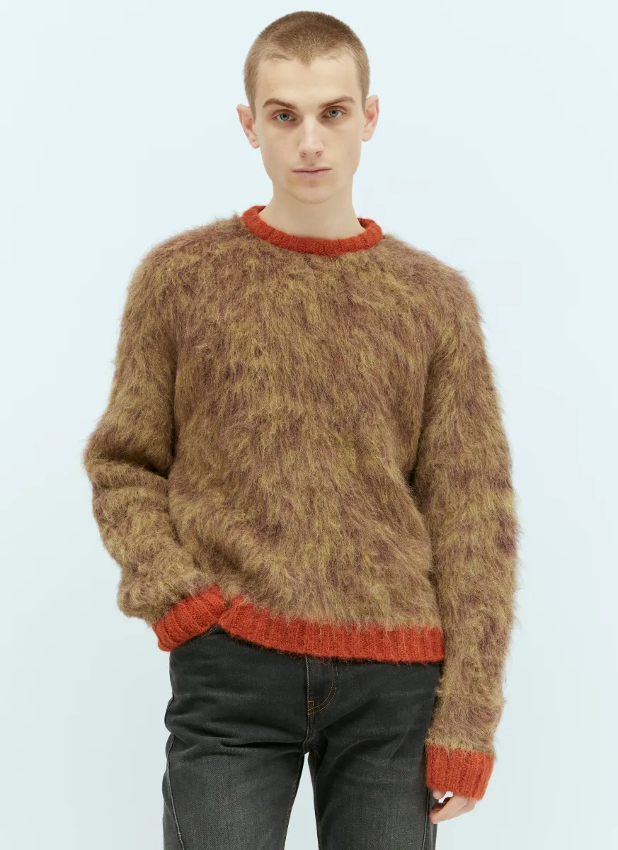 Marled Alpaca Crewneck Sweater