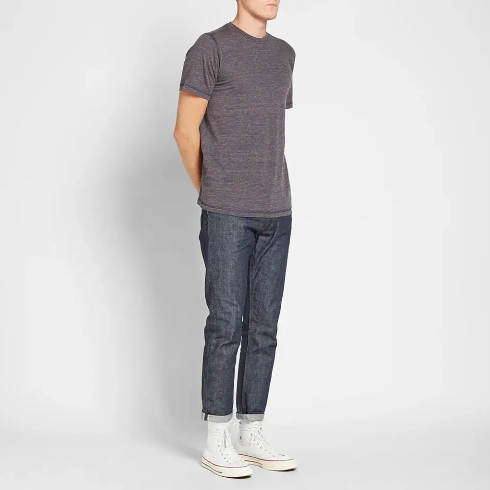 James Contrast Melange Tee