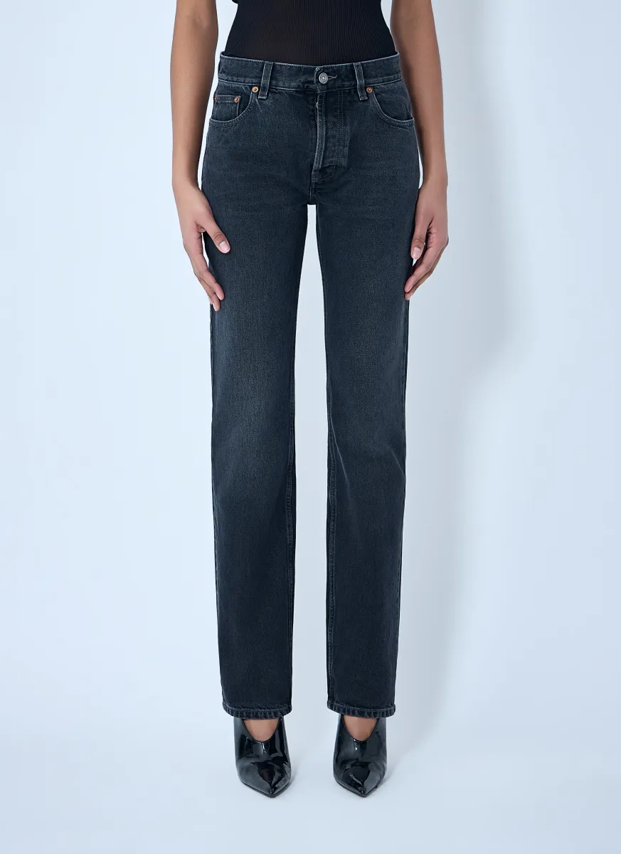 Straight High Rise Jeans
