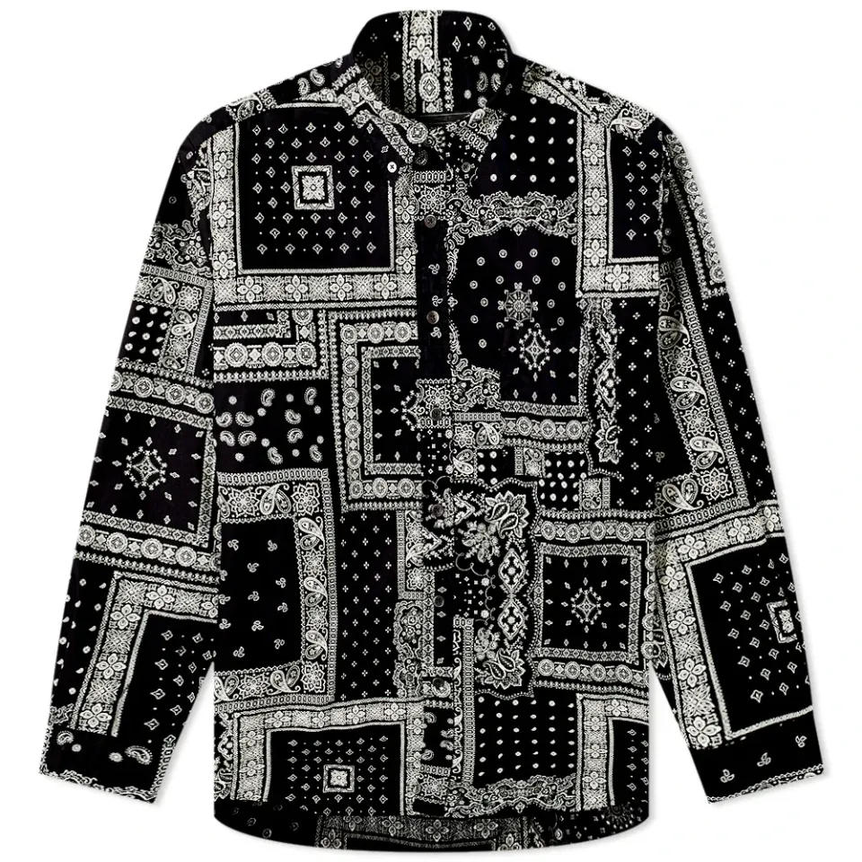 SOPHNET. Star Elbow Patch Shirt