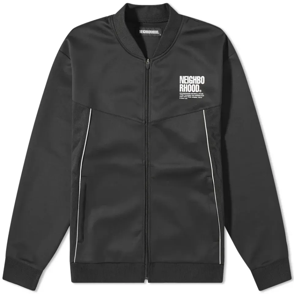 Jersey Zip Bomber Jacket