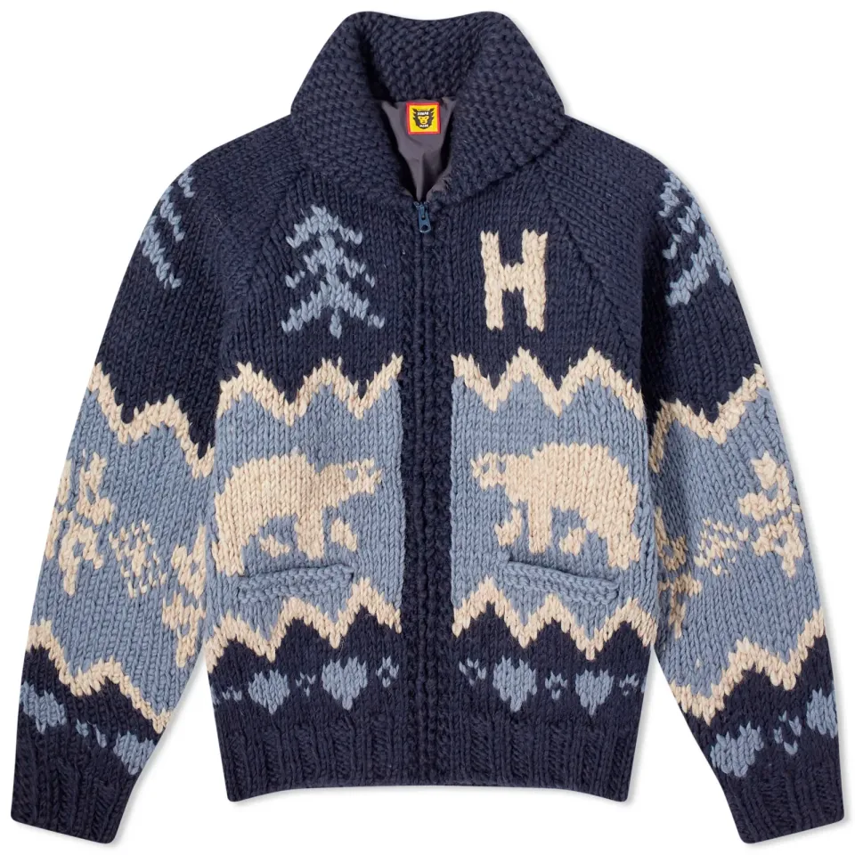 Polar Bear Cowichian Cardigan