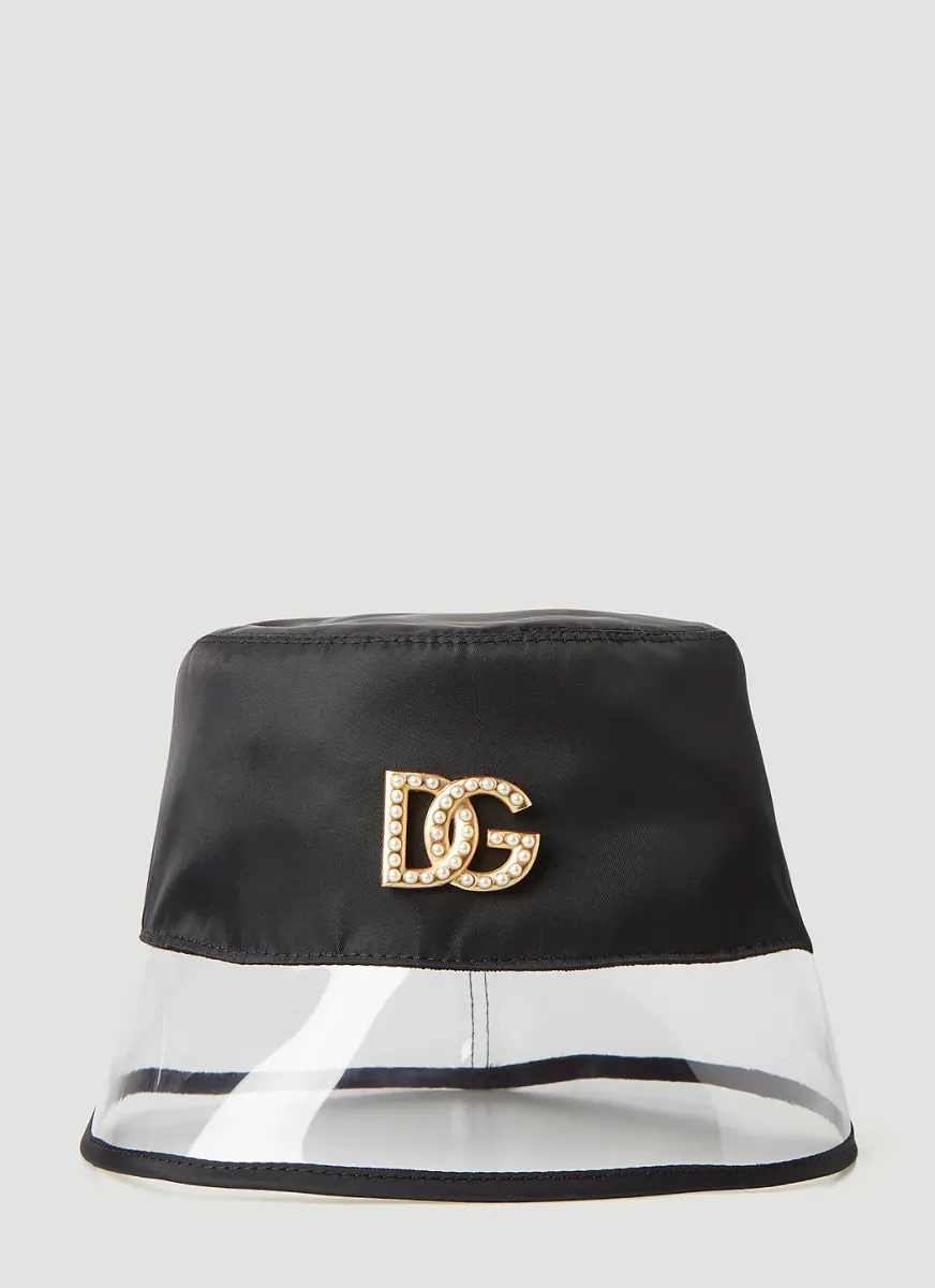 Embellished Logo Bucket Hat