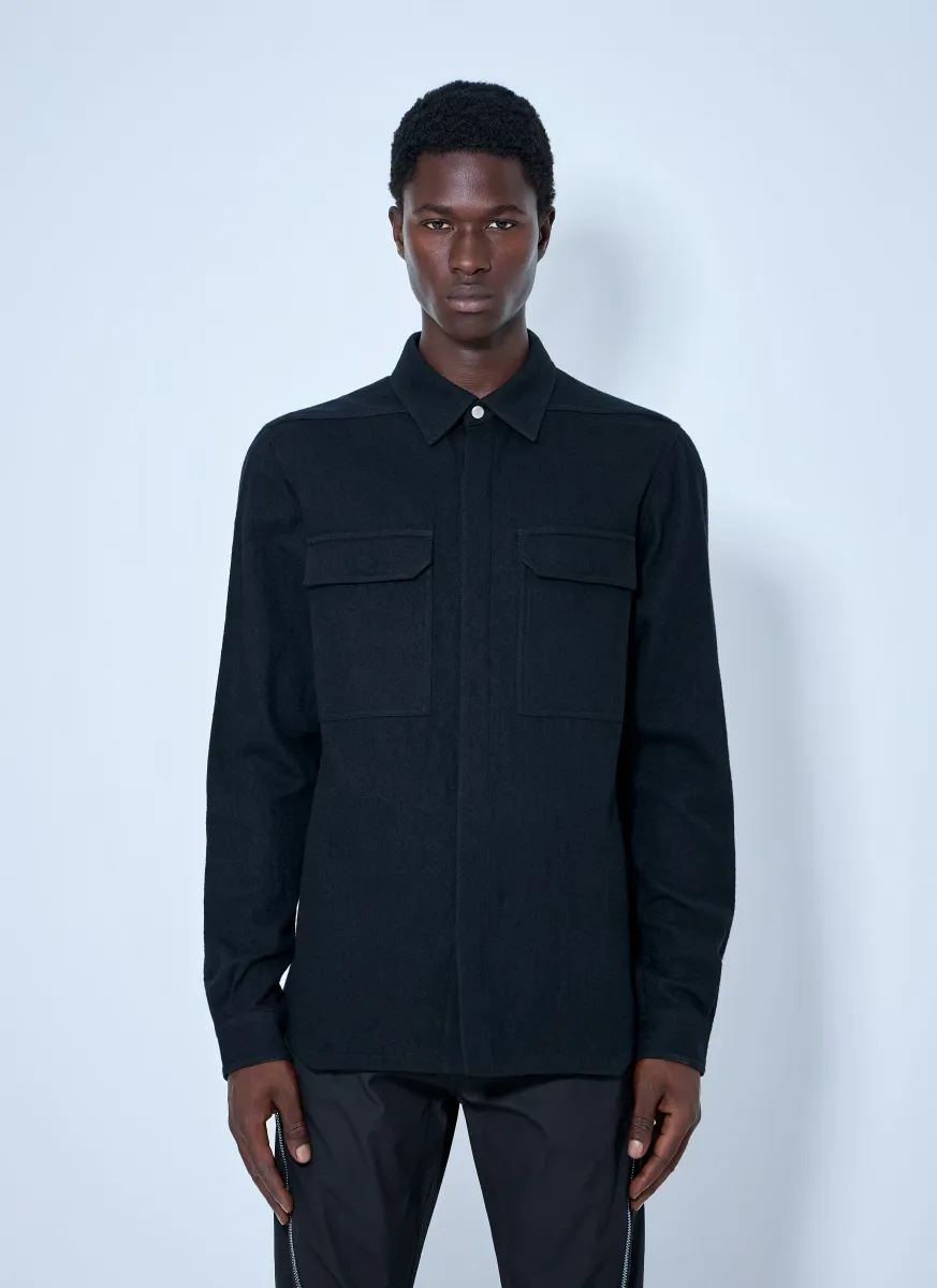Wool Blend Overshirt