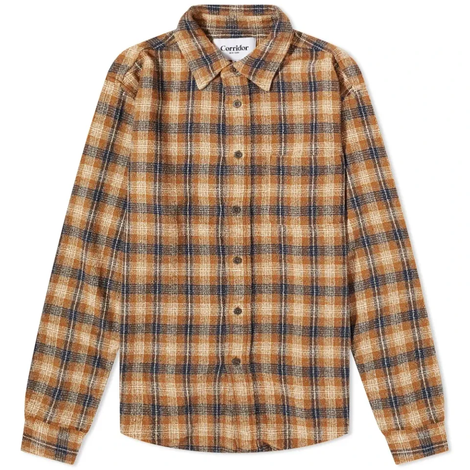 Space Dyed Grindle Life Check Shirt