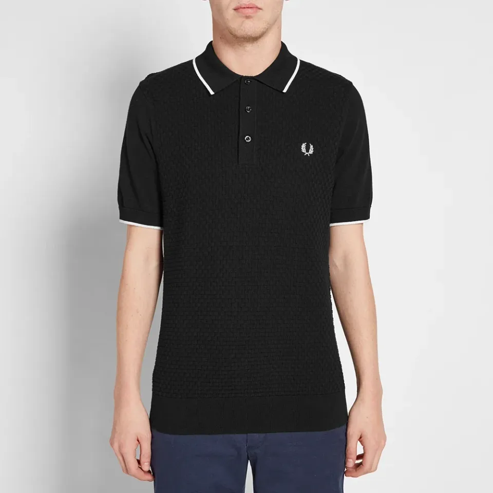 Fred Perry Checkerboard Knit Polo