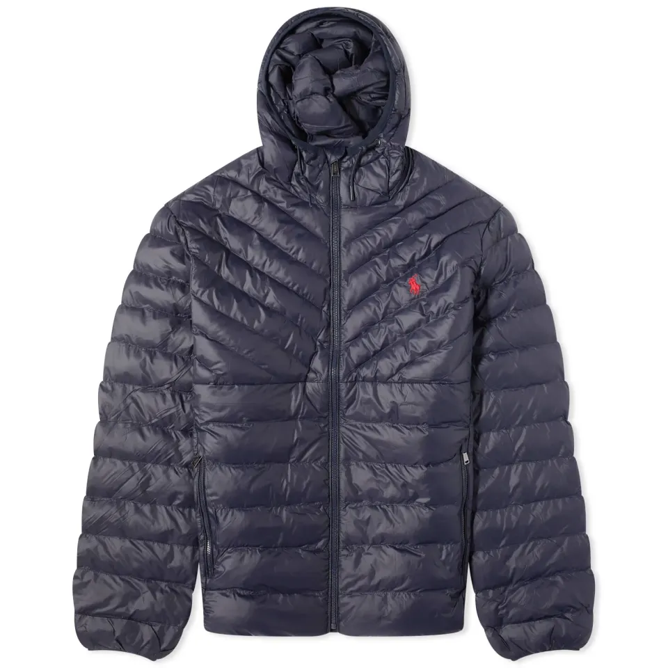 Terra Chevron Insulated Hooded Jacket