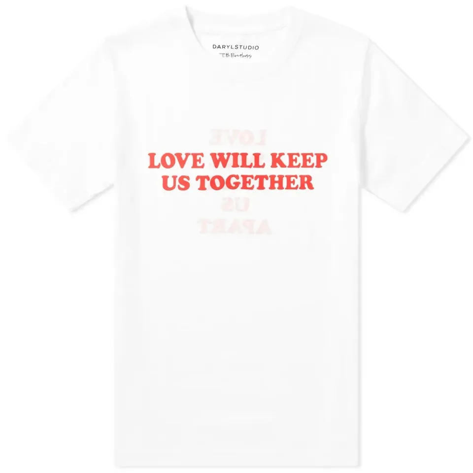 Love Will Tear Us Reversible Printed Tee