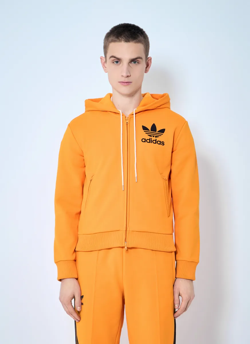 Track Hooded Zip-Up Sweatshirt