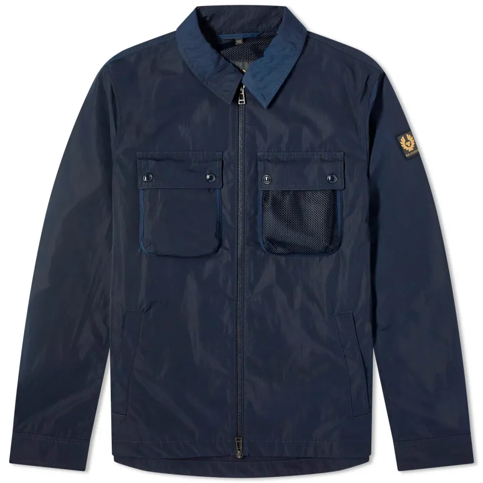 Outline Ripple Shell Overshirt