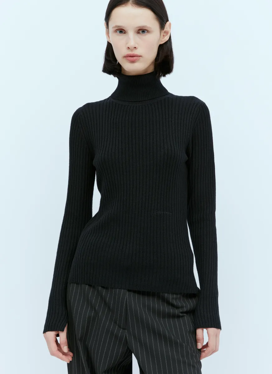 Open Back Wool Sweater
