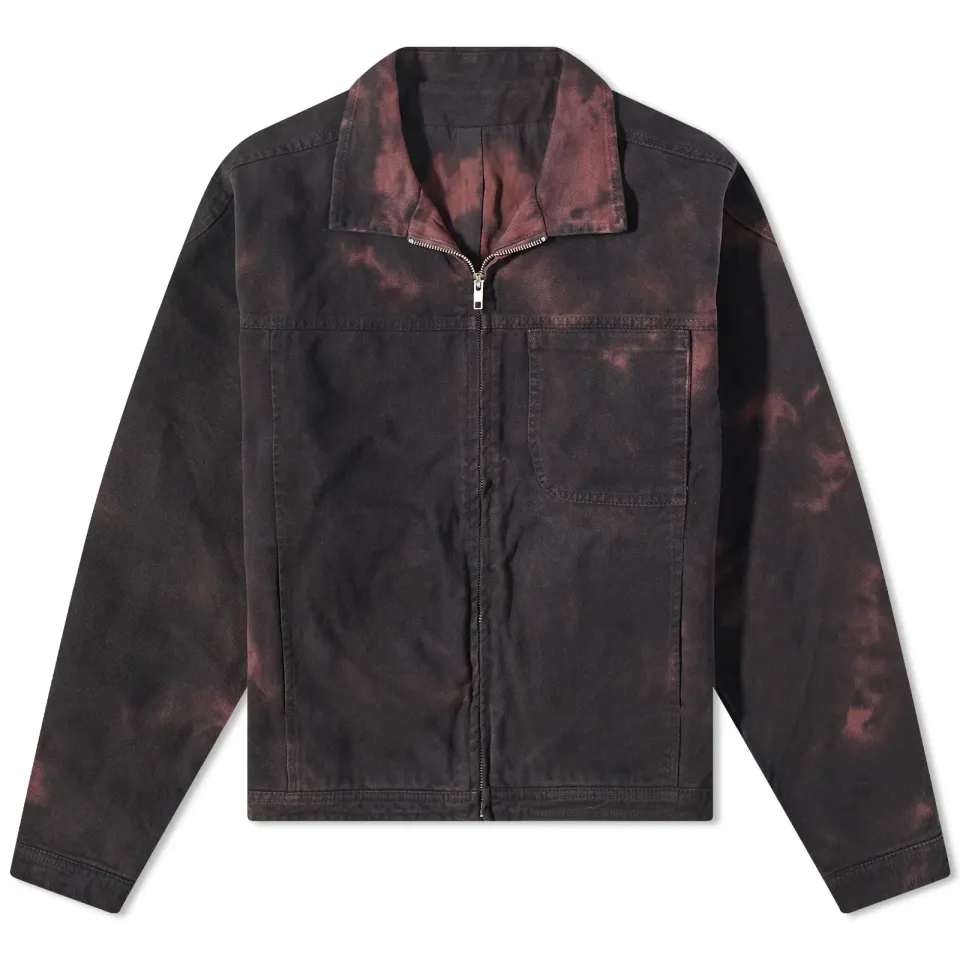 Crease Dye Boxed Blouson