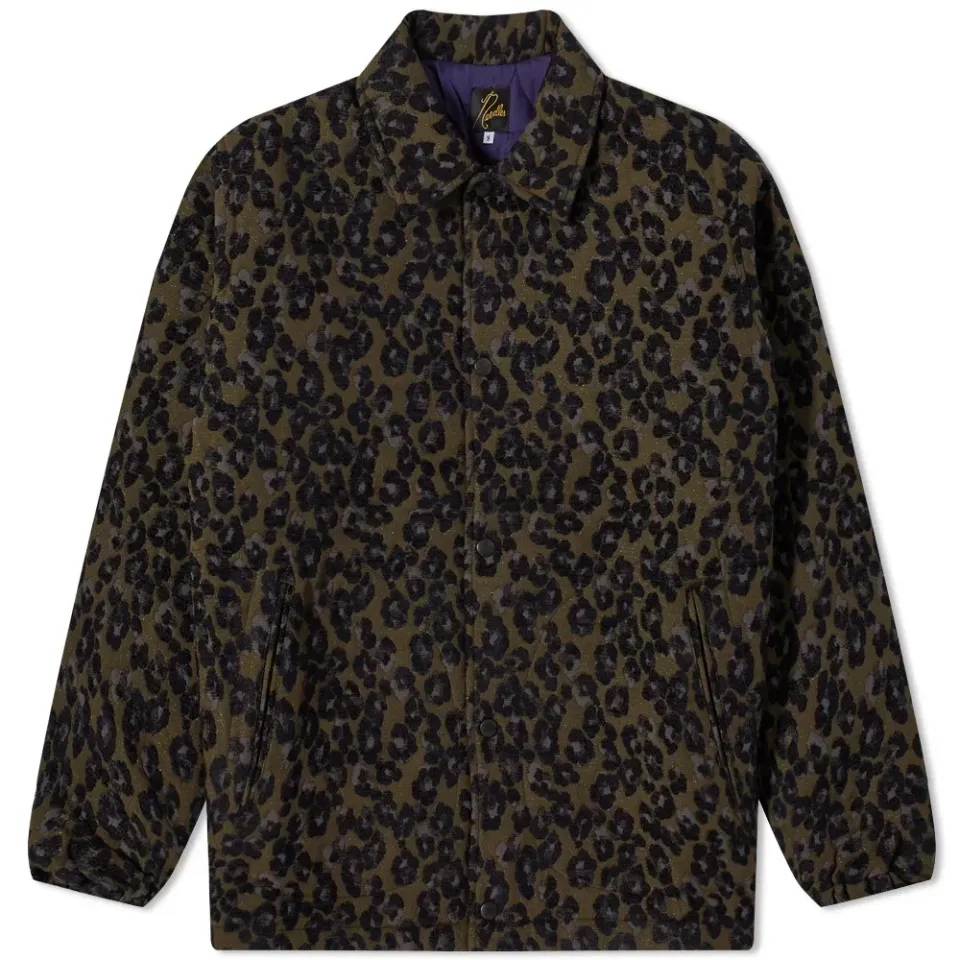 Leopard Print Coach Jacket