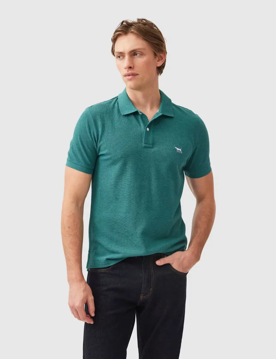 Gunn Slim Fit Pure Cotton Polo Shirt Black