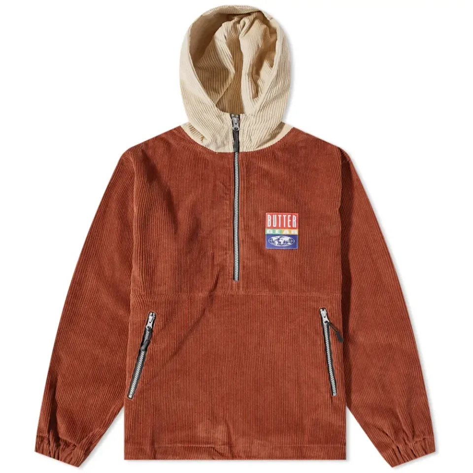 Wale Cord Popover Jacket
