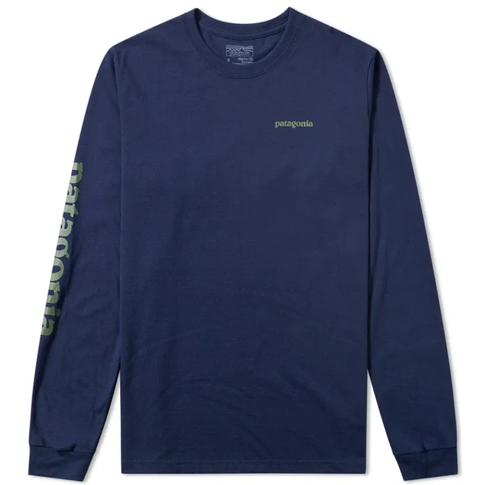 Long Sleeve Text Logo Tee