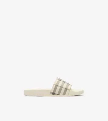 Check Slides in Light beige
