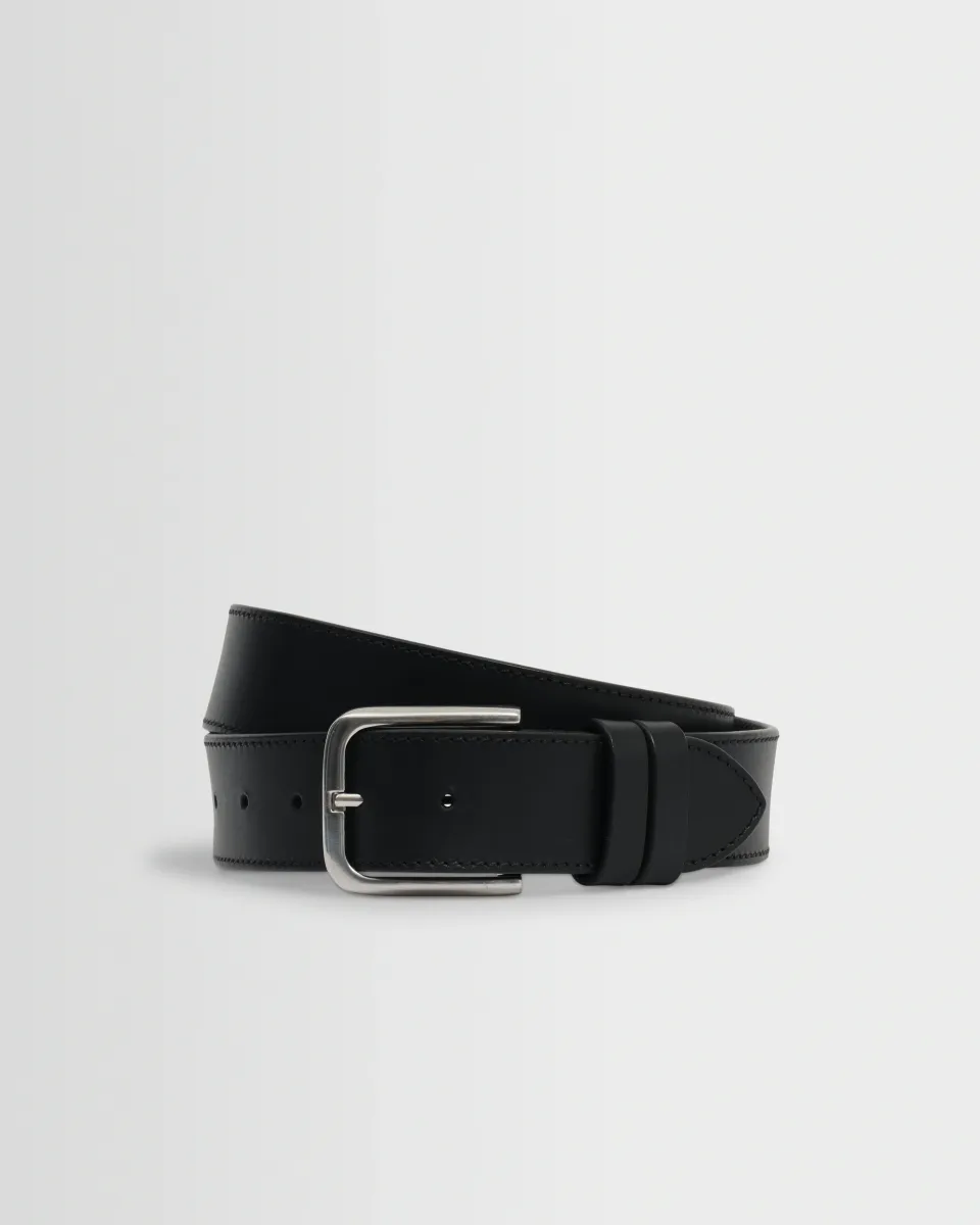 Paton - Black Leather Belt