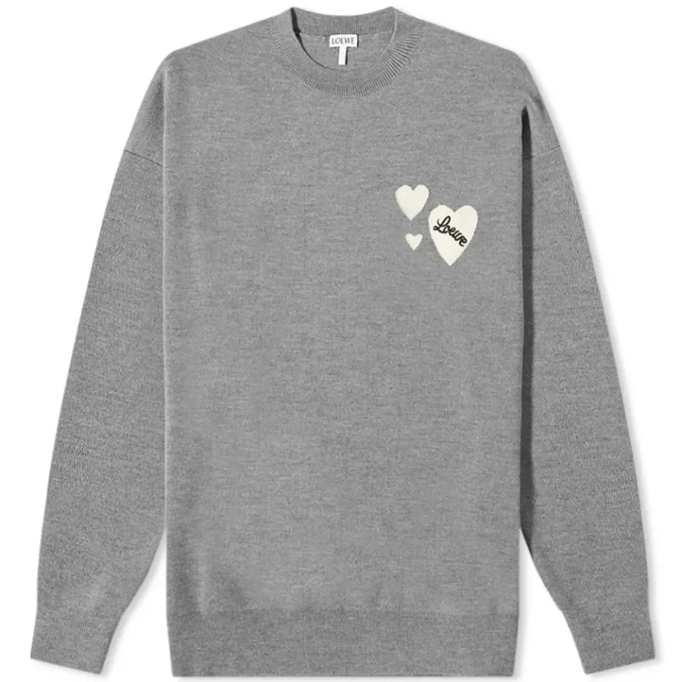 Heart Crew Knit
