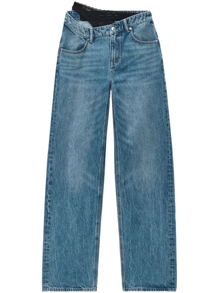 Waistband Lace Jeans VM Indigo