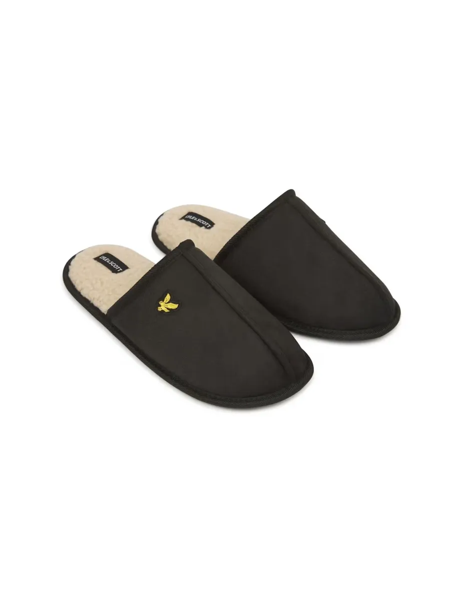 Faux Suede Mule Slippers