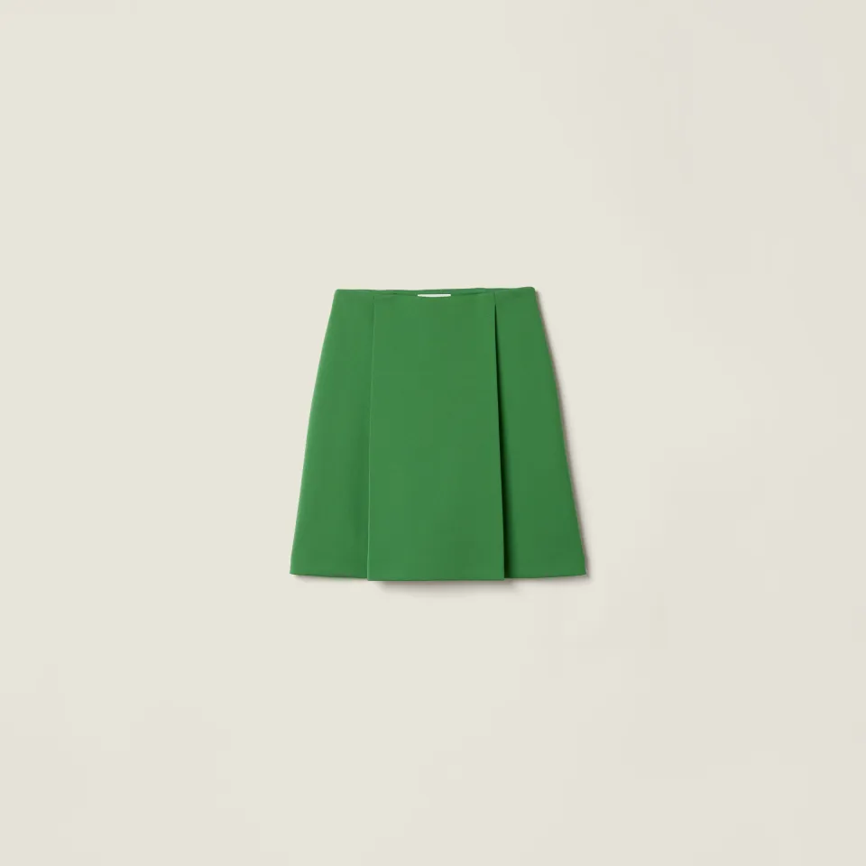 Technical jersey skirt