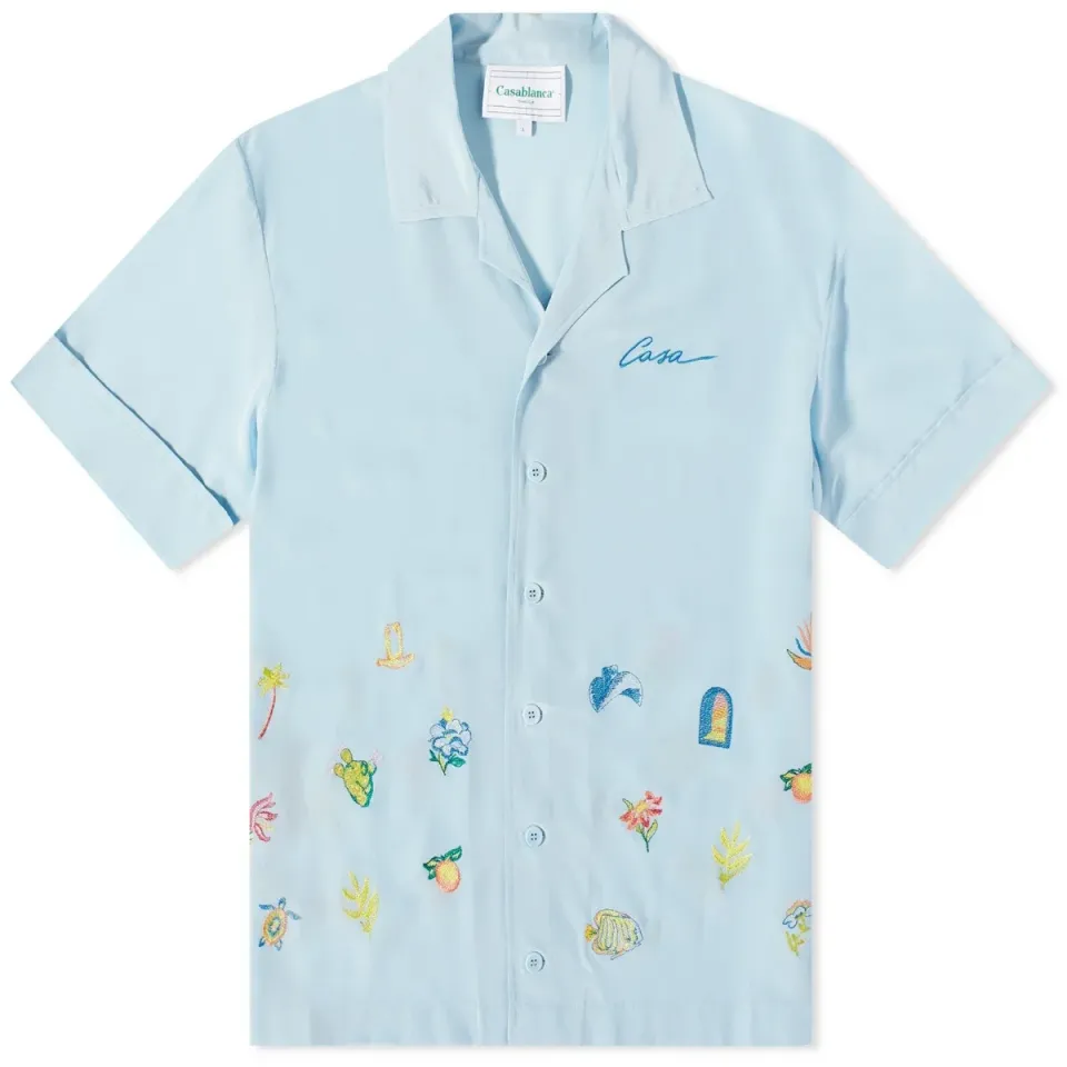 Embroidered Logo Short Sleeve Shirt