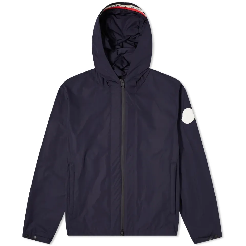 Carles Tricolore Band Logo Hooded Windbreaker