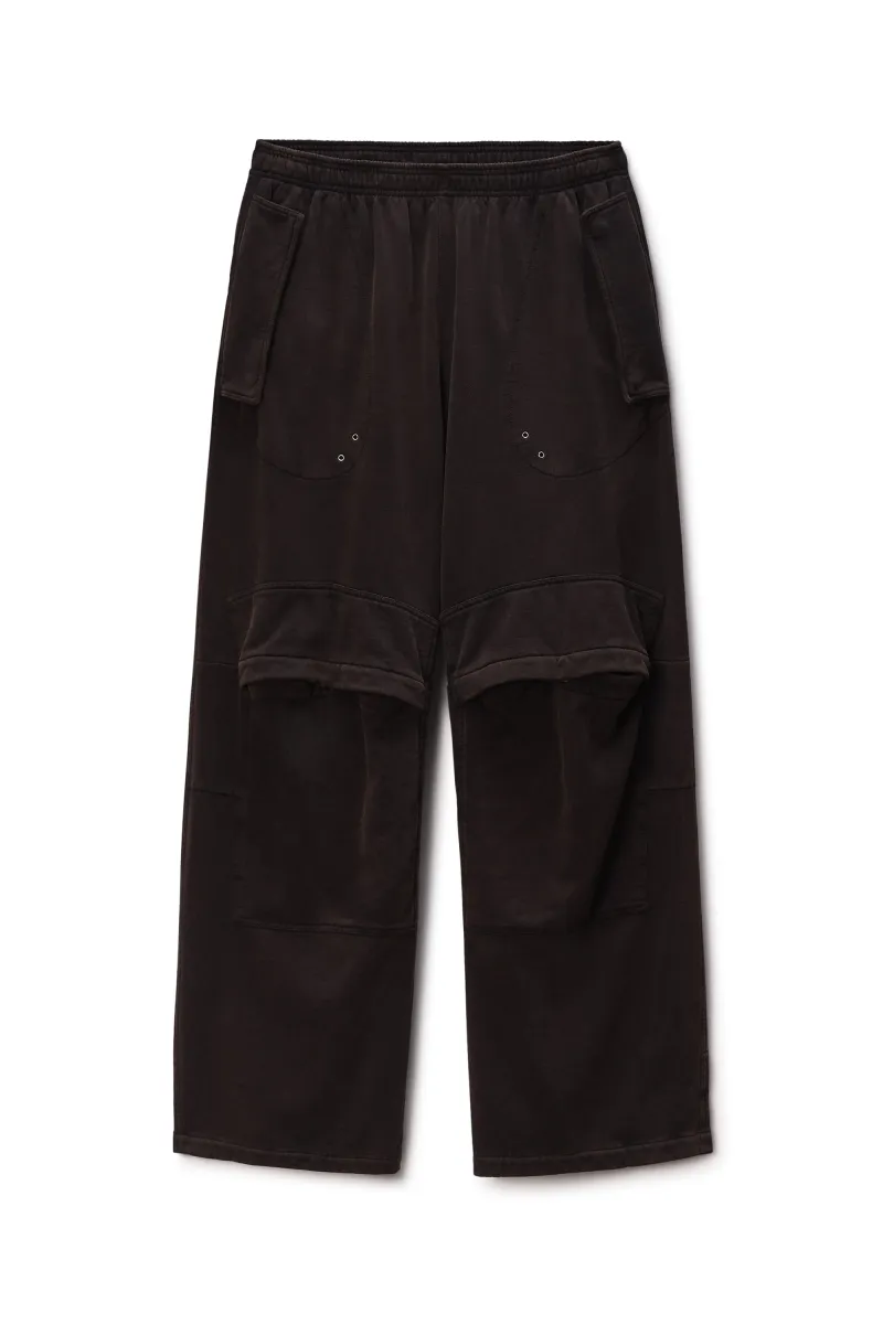 Mid-Rise Cargo Sweatpant Oversize