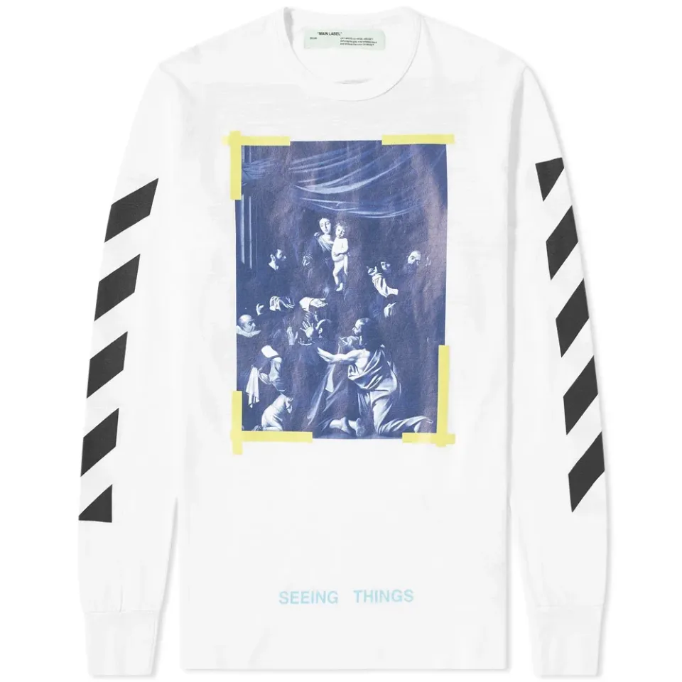 Diagonal Caravaggio Long Sleeve Tee