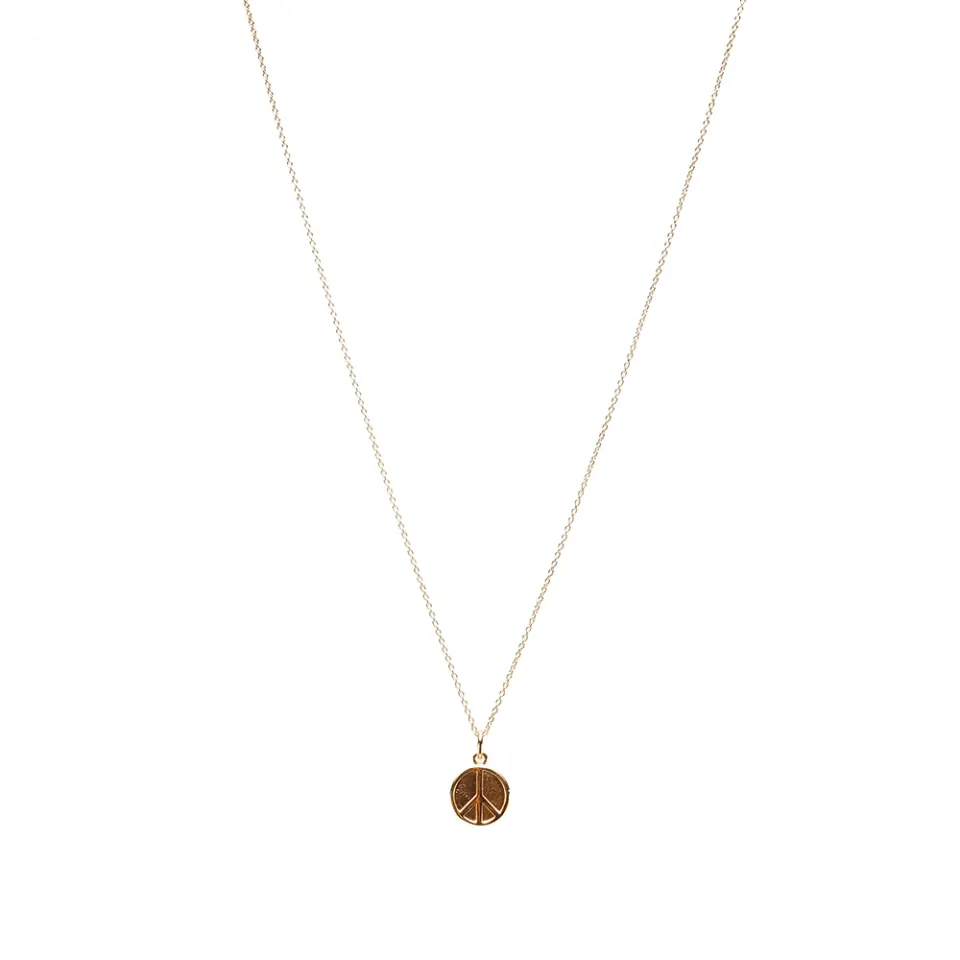 Peace Gold Plated Pendant