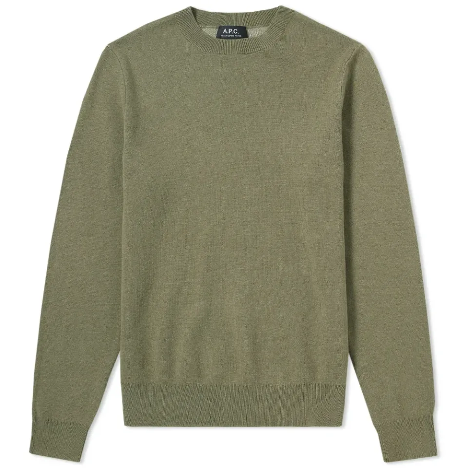 A.P.C. Cia Back Logo Crew Knit