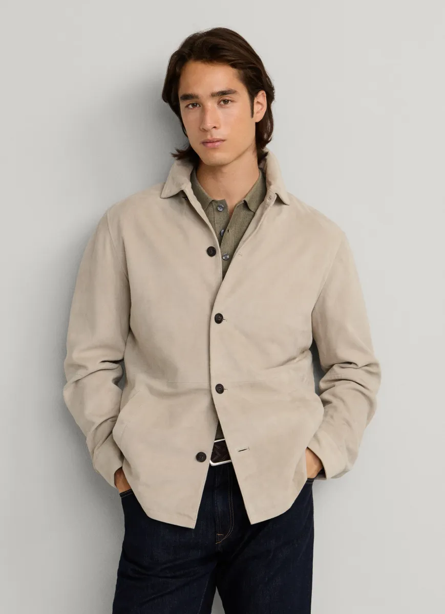 Suede Overshirt