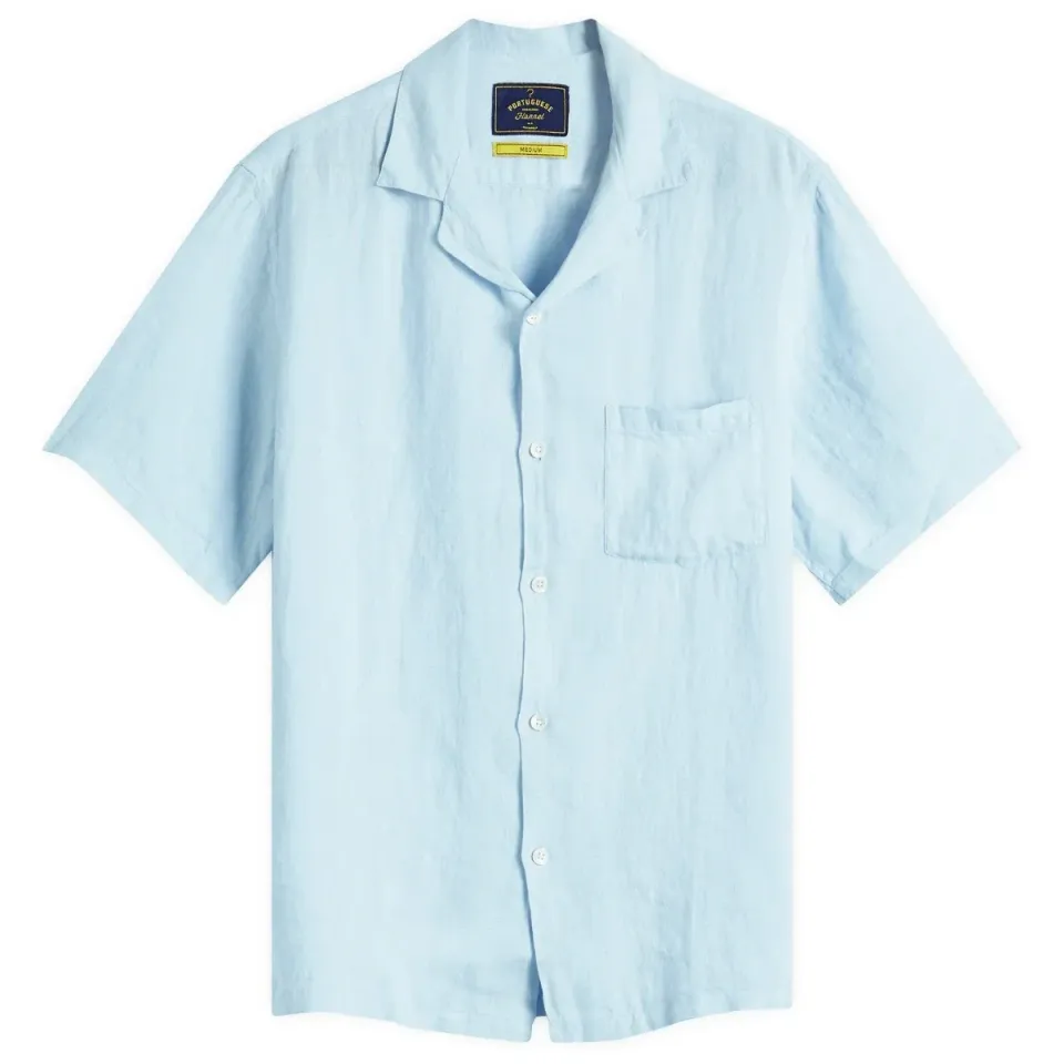 Linen Camp Vacation Shirt