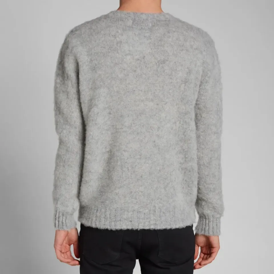 Brushed Shetland Crew Knit