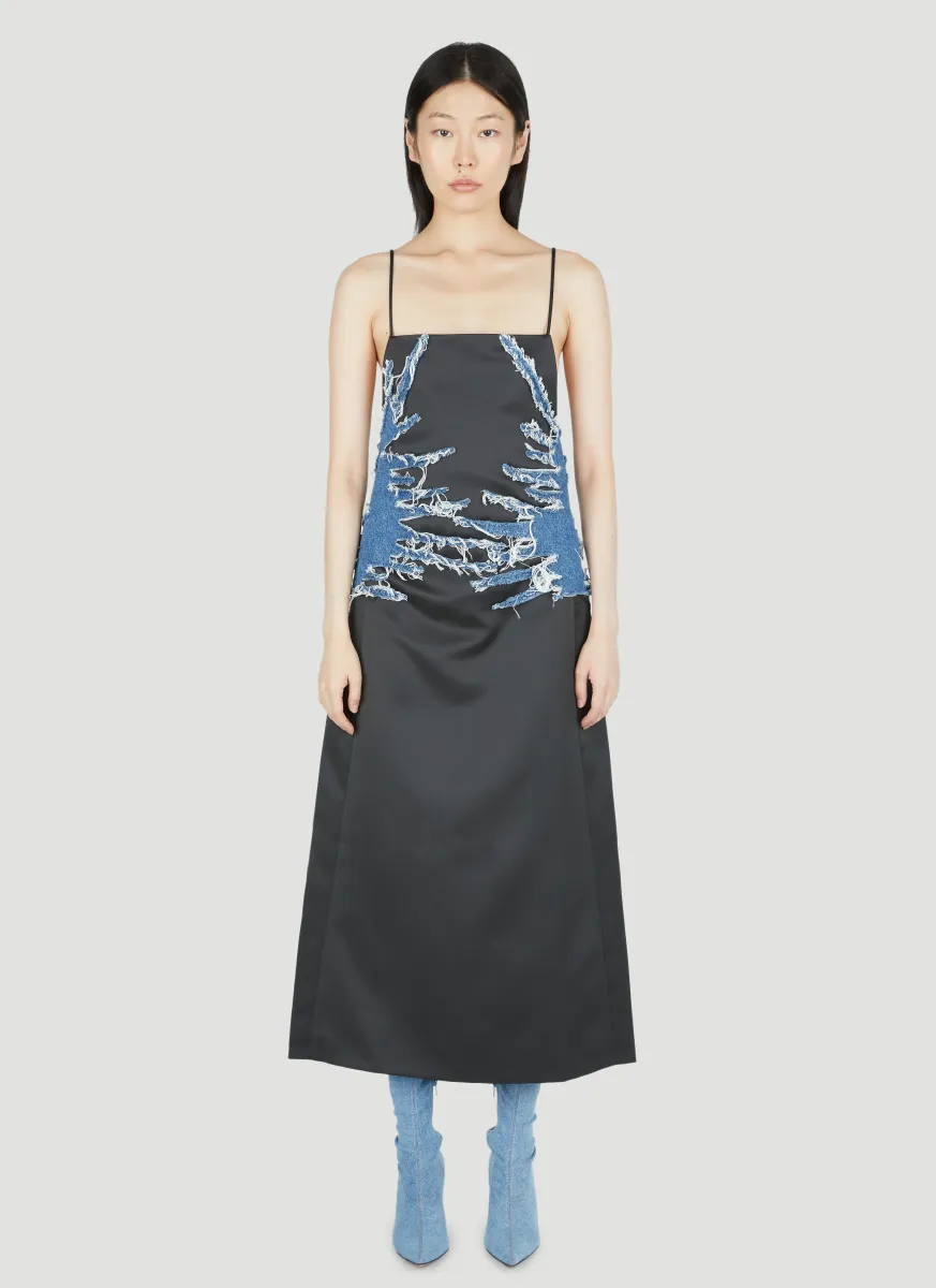Satin Whisker Dress