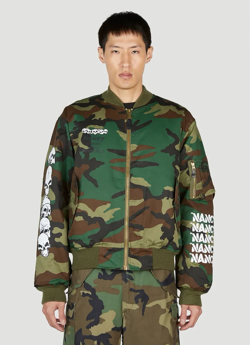 Camouflage Bomber Jacket
