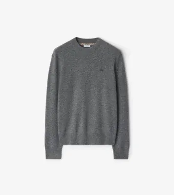 Cashmere Blend Sweater in Grey