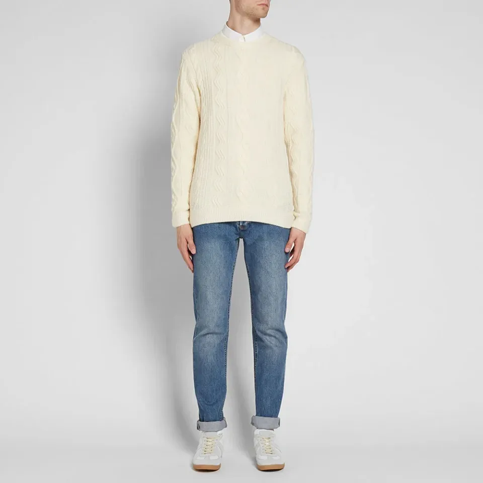 A.P.C. Jacques Yves Cable Crew Knit