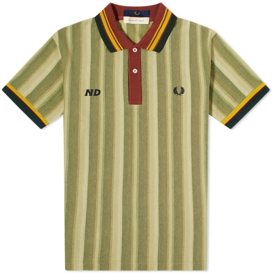 x Nicholas Daley Stripe Polo