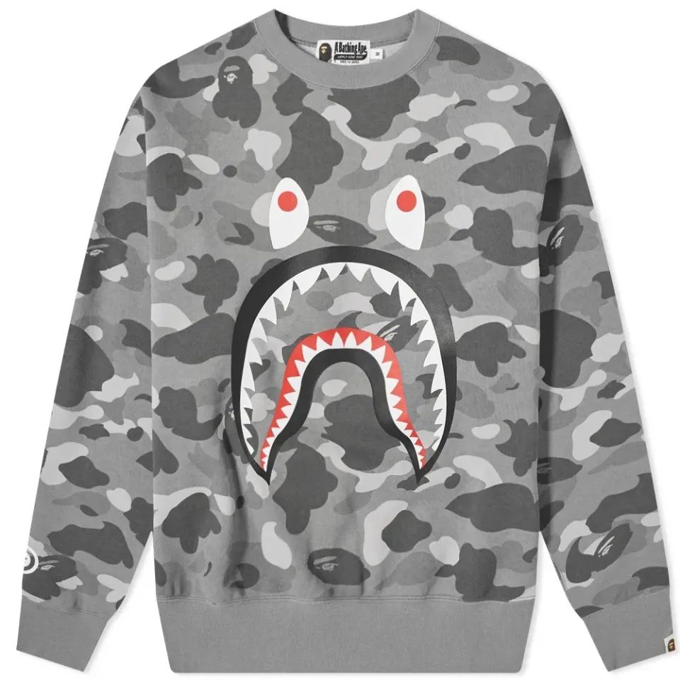 Color Camo Shark Relaxed Crew Sweat