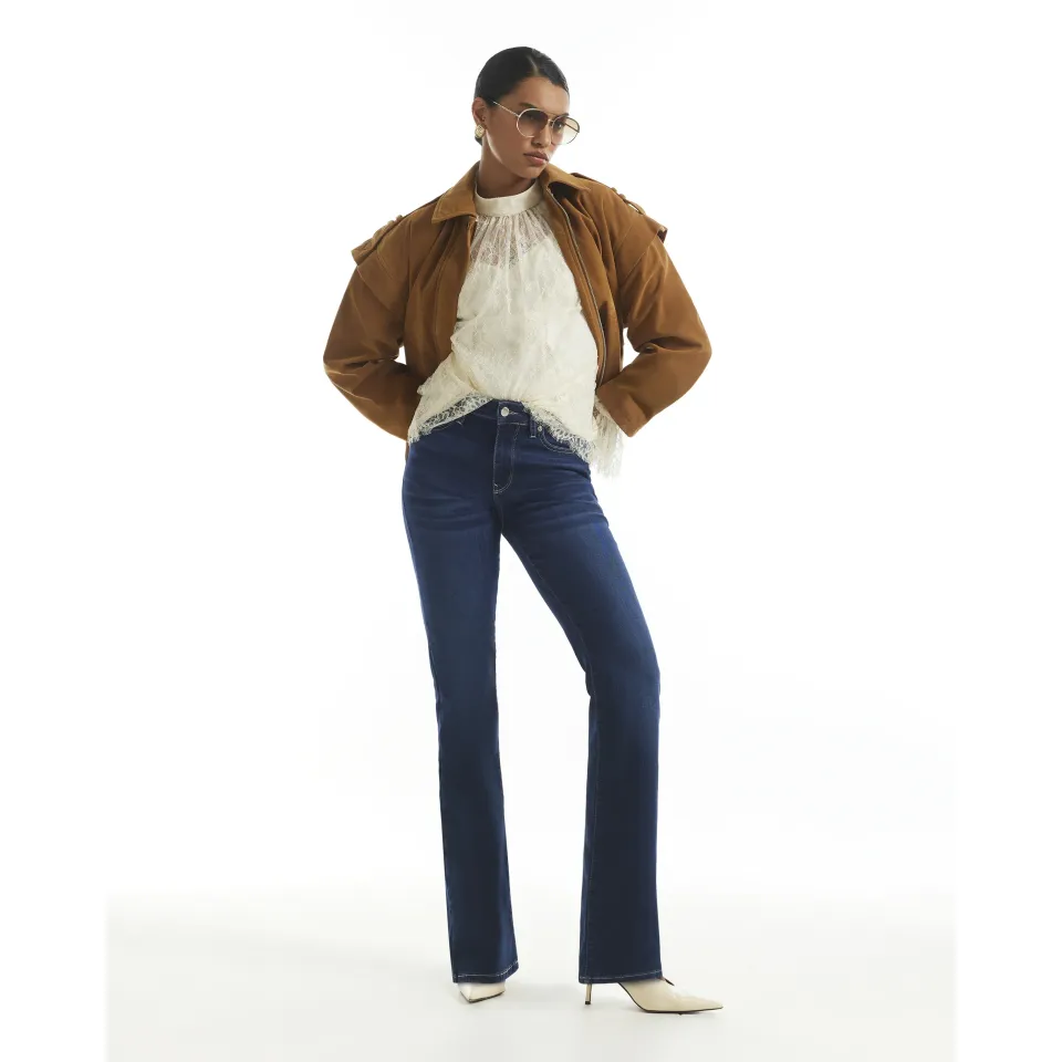 Mid Rise Bootcut Jeans